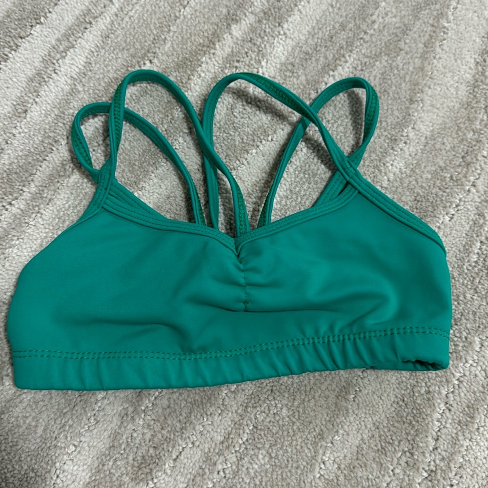 Five dancewear, sports bra, size youth large.